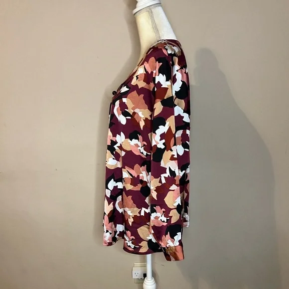 🌻BarIII Floral Print Women's Top - Picture 3 of 7